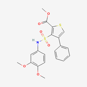 Methyl 3-[(3,4-dimethoxyphenyl)sulfamoyl]-4-phenylthiophene-2-carboxylate