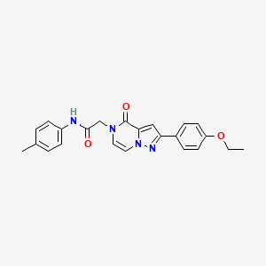 2-[2-(4-ethoxyphenyl)-4-oxopyrazolo[1,5-a]pyrazin-5(4H)-yl]-N-(4-methylphenyl)acetamide