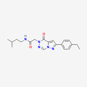 2-[2-(4-ethylphenyl)-4-oxopyrazolo[1,5-d][1,2,4]triazin-5(4H)-yl]-N-(3-methylbutyl)acetamide