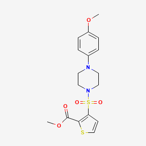 Methyl 3-{[4-(4-methoxyphenyl)piperazin-1-yl]sulfonyl}thiophene-2-carboxylate