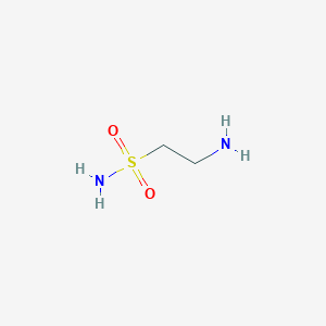 molecular formula C2H8N2O2S B112635 2-Aminoethanesulfonamide CAS No. 4378-70-5