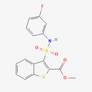 Methyl 3-[(3-fluorophenyl)sulfamoyl]-1-benzothiophene-2-carboxylate