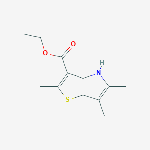 ethyl 2,5,6-trimethyl-4H-thieno[3,2-b]pyrrole-3-carboxylate