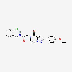 N-(2-chlorobenzyl)-2-[2-(4-ethoxyphenyl)-4-oxopyrazolo[1,5-a]pyrazin-5(4H)-yl]acetamide