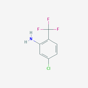 molecular formula C7H5ClF3N B112640 5-氯-2-(三氟甲基)苯胺 CAS No. 445-14-7