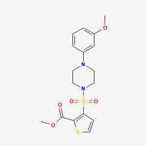 Methyl 3-{[4-(3-methoxyphenyl)piperazin-1-yl]sulfonyl}thiophene-2-carboxylate