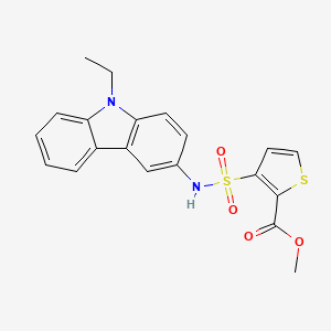 methyl 3-[(9-ethyl-9H-carbazol-3-yl)sulfamoyl]thiophene-2-carboxylate