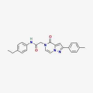 N-(4-ethylphenyl)-2-[2-(4-methylphenyl)-4-oxopyrazolo[1,5-a]pyrazin-5(4H)-yl]acetamide