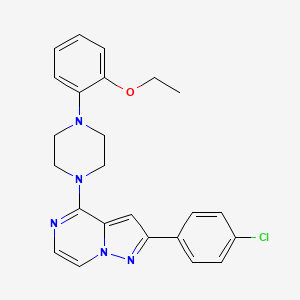 2-(4-Chlorophenyl)-4-[4-(2-ethoxyphenyl)piperazin-1-yl]pyrazolo[1,5-a]pyrazine