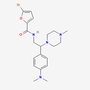 5-Bromo-N-{2-[4-(dimethylamino)phenyl]-2-(4-methylpiperazin-1-YL)ethyl}furan-2-carboxamide