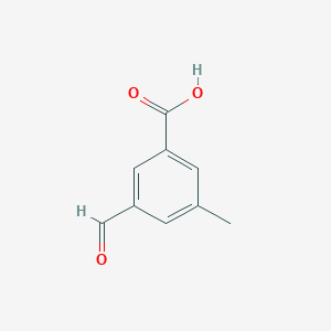 molecular formula C9H8O3 B112643 3-Formyl-5-methylbenzoic acid CAS No. 4481-27-0