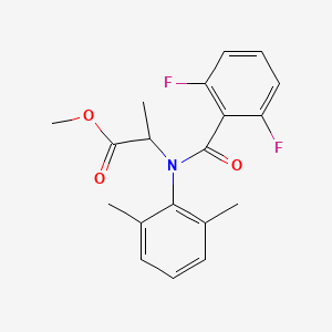 molecular formula C19H19F2NO3 B11264333 methyl N-[(2,6-difluorophenyl)carbonyl]-N-(2,6-dimethylphenyl)alaninate 