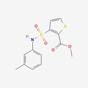 Methyl 3-[(3-methylphenyl)sulfamoyl]thiophene-2-carboxylate