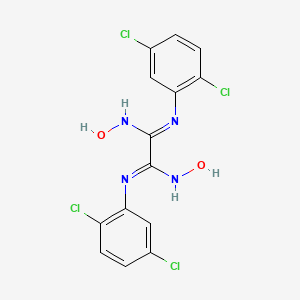 (1Z,2Z)-N~1~,N~2~-bis(2,5-dichlorophenyl)-N'~1~,N'~2~-dihydroxyethanediimidamide