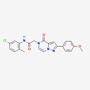 N-(5-chloro-2-methylphenyl)-2-[2-(4-methoxyphenyl)-4-oxopyrazolo[1,5-a]pyrazin-5(4H)-yl]acetamide