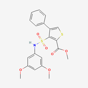 Methyl 3-[(3,5-dimethoxyphenyl)sulfamoyl]-4-phenylthiophene-2-carboxylate