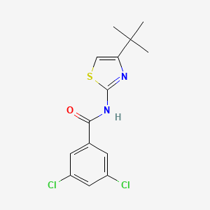 N-(4-tert-butyl-1,3-thiazol-2-yl)-3,5-dichlorobenzamide