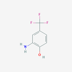 molecular formula C7H6F3NO B112647 2-Amino-4-(trifluoromethyl)phenol CAS No. 454-81-9