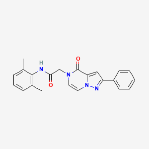 N-(2,6-dimethylphenyl)-2-(4-oxo-2-phenylpyrazolo[1,5-a]pyrazin-5(4H)-yl)acetamide