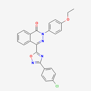 4-[3-(4-chlorophenyl)-1,2,4-oxadiazol-5-yl]-2-(4-ethoxyphenyl)phthalazin-1(2H)-one