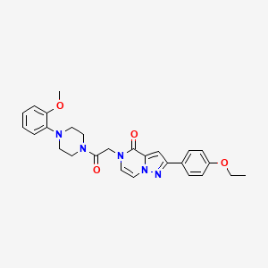 2-(4-ethoxyphenyl)-5-{2-[4-(2-methoxyphenyl)piperazin-1-yl]-2-oxoethyl}pyrazolo[1,5-a]pyrazin-4(5H)-one