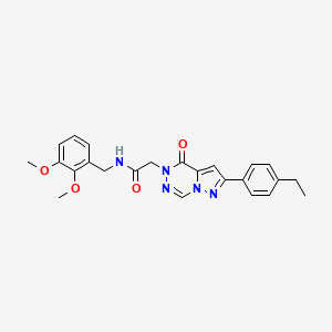 N-(2,3-dimethoxybenzyl)-2-[2-(4-ethylphenyl)-4-oxopyrazolo[1,5-d][1,2,4]triazin-5(4H)-yl]acetamide