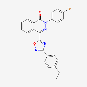 2-(4-bromophenyl)-4-[3-(4-ethylphenyl)-1,2,4-oxadiazol-5-yl]phthalazin-1(2H)-one