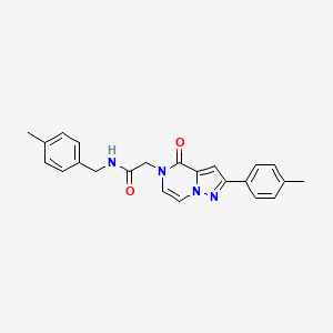 N-(4-methylbenzyl)-2-[2-(4-methylphenyl)-4-oxopyrazolo[1,5-a]pyrazin-5(4H)-yl]acetamide