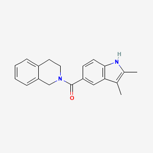 3,4-dihydroisoquinolin-2(1H)-yl(2,3-dimethyl-1H-indol-5-yl)methanone