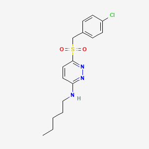 6-((4-chlorobenzyl)sulfonyl)-N-pentylpyridazin-3-amine