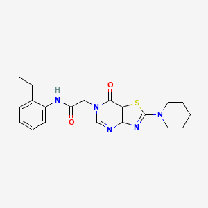 N-(2-ethylphenyl)-2-[7-oxo-2-(piperidin-1-yl)[1,3]thiazolo[4,5-d]pyrimidin-6(7H)-yl]acetamide