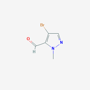 molecular formula C5H5BrN2O B112656 4-溴-1-甲基-1H-吡唑-5-甲醛 CAS No. 473528-88-0