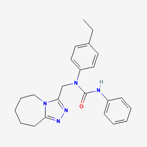 1-(4-ethylphenyl)-3-phenyl-1-(6,7,8,9-tetrahydro-5H-[1,2,4]triazolo[4,3-a]azepin-3-ylmethyl)urea