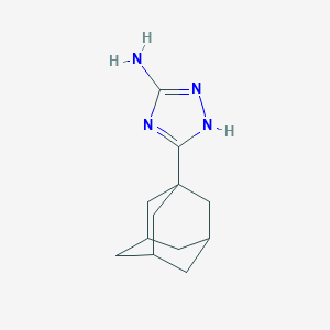 molecular formula C12H18N4 B112657 5-Adamantan-1-yl-4H-1,2,4-triazol-3-ylamine CAS No. 473994-26-2