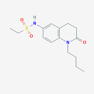 N-(1-butyl-2-oxo-1,2,3,4-tetrahydroquinolin-6-yl)ethanesulfonamide