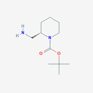 molecular formula C11H22N2O2 B112659 (S)-2-Aminomethyl-1-N-Boc-piperidine CAS No. 475105-35-2