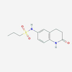 N-(2-oxo-1,2,3,4-tetrahydroquinolin-6-yl)propane-1-sulfonamide