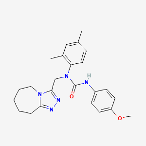 1-(2,4-dimethylphenyl)-3-(4-methoxyphenyl)-1-(6,7,8,9-tetrahydro-5H-[1,2,4]triazolo[4,3-a]azepin-3-ylmethyl)urea