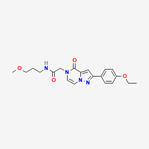 2-[2-(4-ethoxyphenyl)-4-oxopyrazolo[1,5-a]pyrazin-5(4H)-yl]-N-(3-methoxypropyl)acetamide