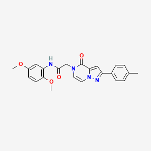 N-(2,5-dimethoxyphenyl)-2-[2-(4-methylphenyl)-4-oxopyrazolo[1,5-a]pyrazin-5(4H)-yl]acetamide