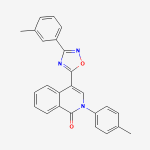 2-(p-tolyl)-4-(3-(m-tolyl)-1,2,4-oxadiazol-5-yl)isoquinolin-1(2H)-one