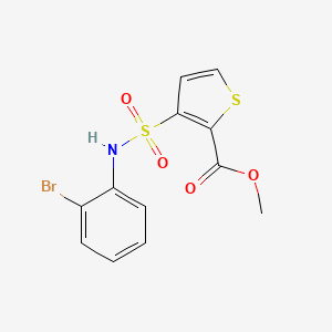 Methyl 3-[(2-bromophenyl)sulfamoyl]thiophene-2-carboxylate