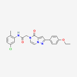 N-(5-chloro-2-methylphenyl)-2-[2-(4-ethoxyphenyl)-4-oxopyrazolo[1,5-a]pyrazin-5(4H)-yl]acetamide