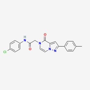 N-(4-chlorophenyl)-2-[2-(4-methylphenyl)-4-oxopyrazolo[1,5-a]pyrazin-5(4H)-yl]acetamide