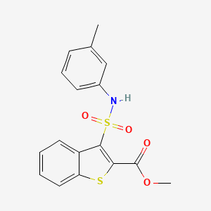 Methyl 3-[(3-methylphenyl)sulfamoyl]-1-benzothiophene-2-carboxylate