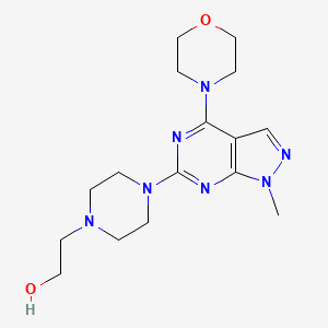 1-Piperazineethanol, 4-[1-methyl-4-(4-morpholinyl)-1H-pyrazolo[3,4-d]pyrimidin-6-yl]-