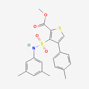 Methyl 3-[(3,5-dimethylphenyl)sulfamoyl]-4-(4-methylphenyl)thiophene-2-carboxylate