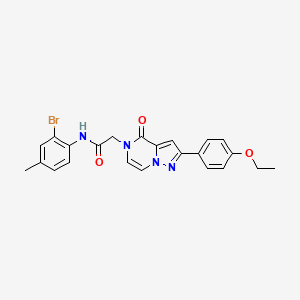 N-(2-bromo-4-methylphenyl)-2-[2-(4-ethoxyphenyl)-4-oxopyrazolo[1,5-a]pyrazin-5(4H)-yl]acetamide