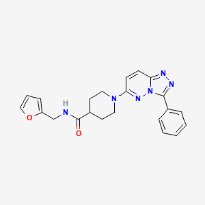 N-(furan-2-ylmethyl)-1-(3-phenyl[1,2,4]triazolo[4,3-b]pyridazin-6-yl)piperidine-4-carboxamide