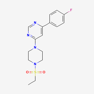 1-(Ethylsulfonyl)-4-[6-(4-fluorophenyl)-4-pyrimidinyl]piperazine